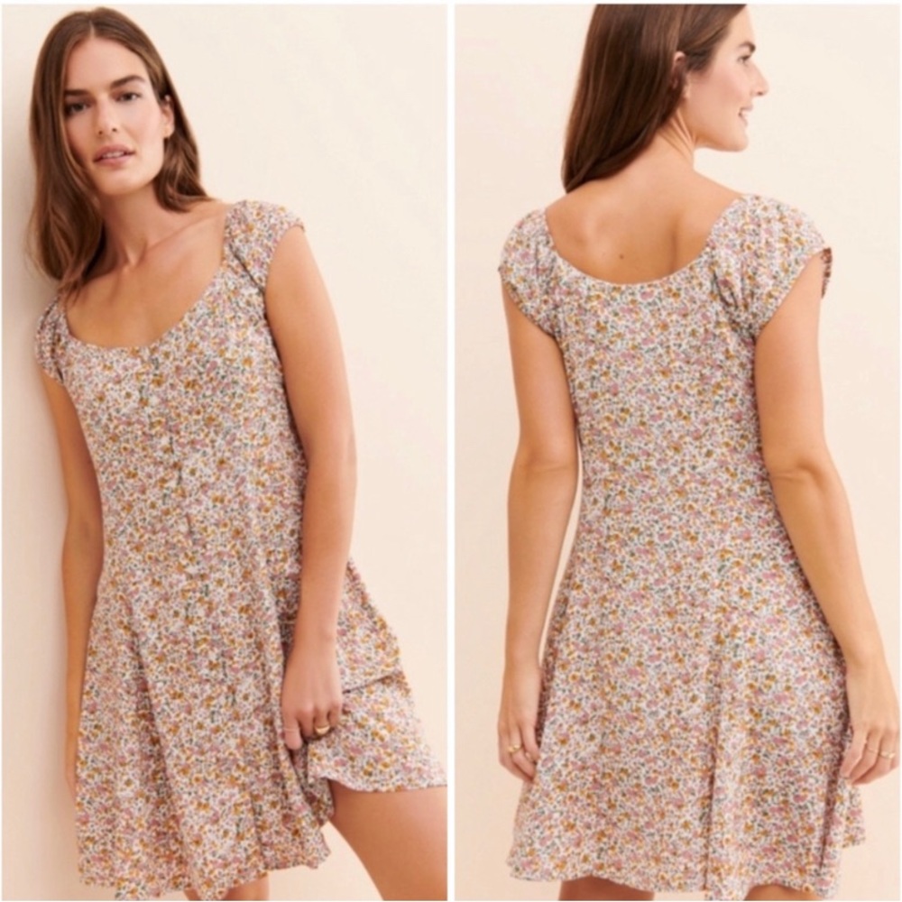Rolla’s button up floral dress